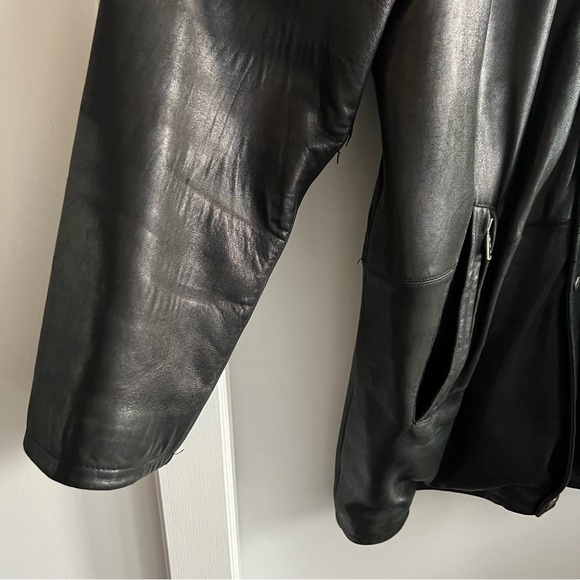 Greg Norman Lined Leather Jacket - Picture 3 of 14